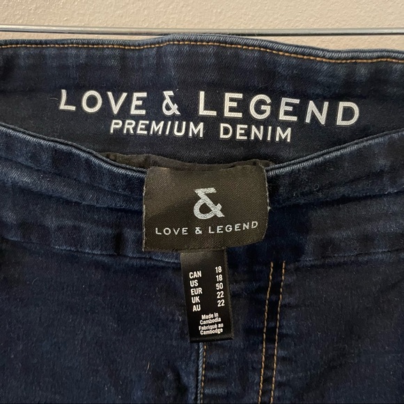 Addition Elle Love and Legend Jegging Jean Blue Size 18 - Picture 6 of 6